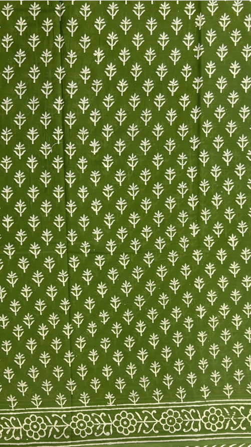 Pure cotton handblock sarees made by Jaipur artisans