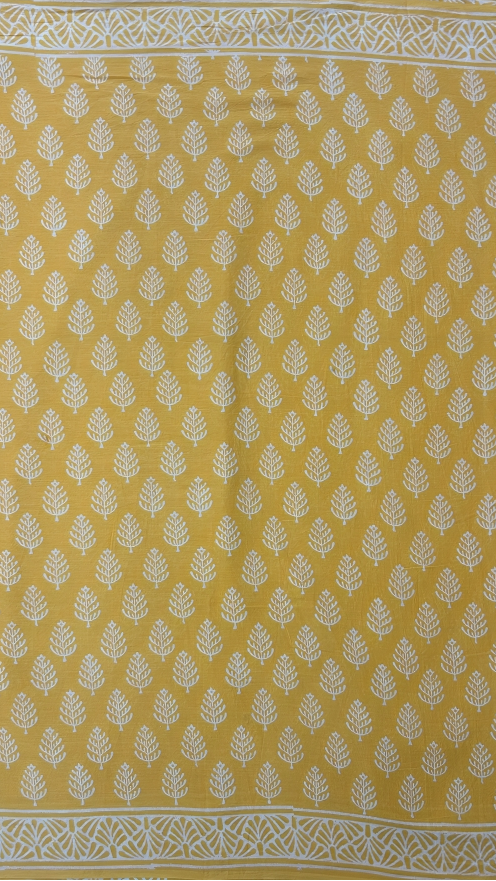 Pure cotton handblock sarees made by Jaipur artisans