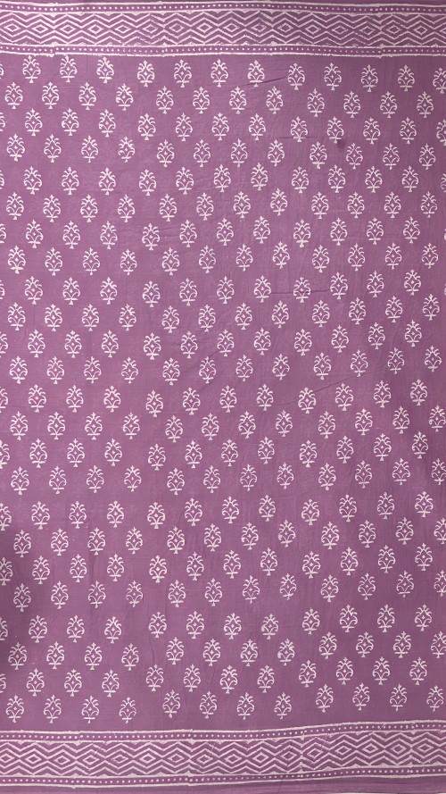 Pure cotton handblock sarees made by Jaipur artisans