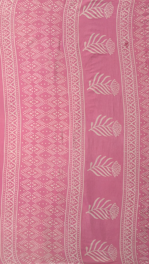 Pure cotton handblock sarees made by Jaipur artisans