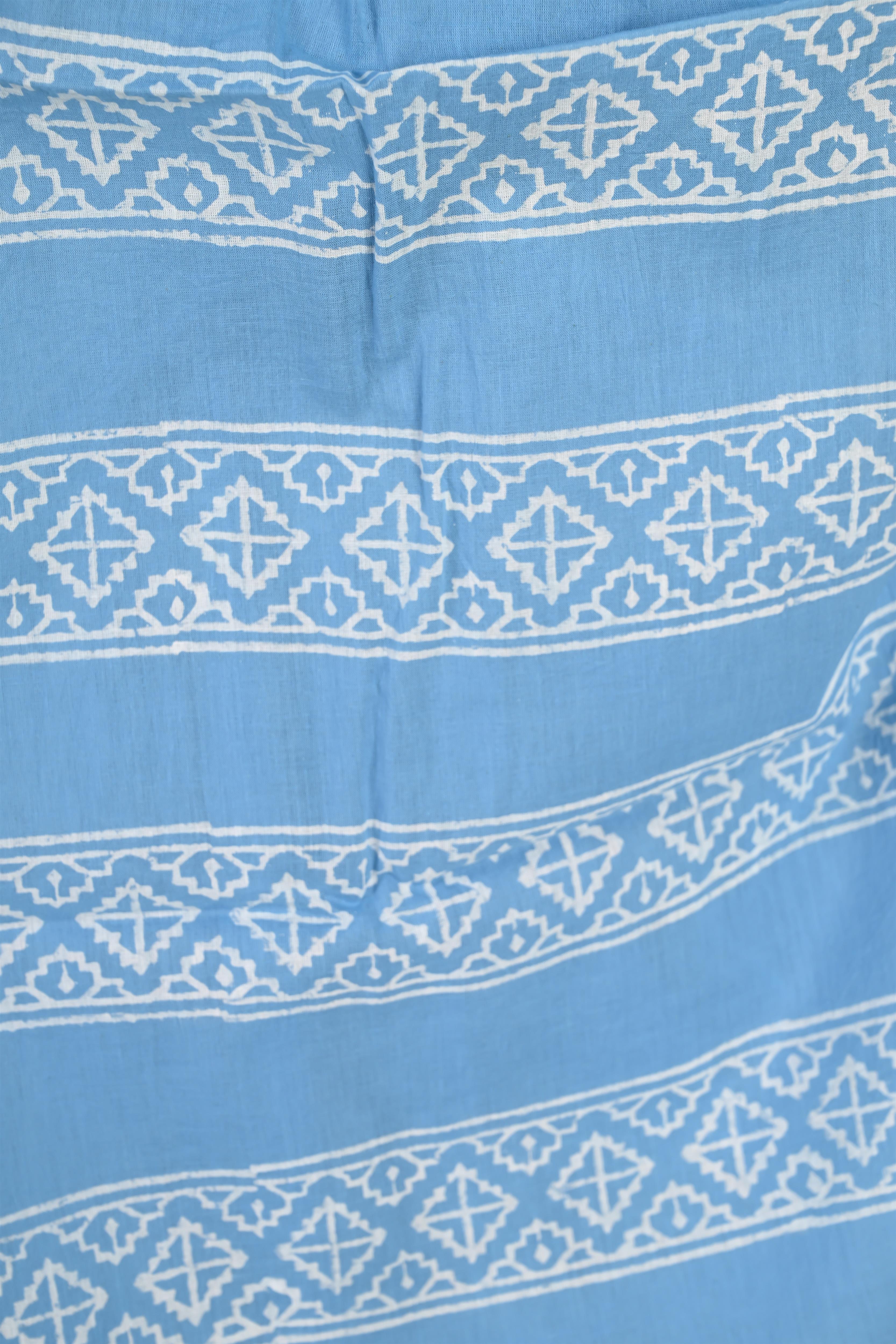 Inbox (Unread) - Elegant Handblock Print Cotton Saree