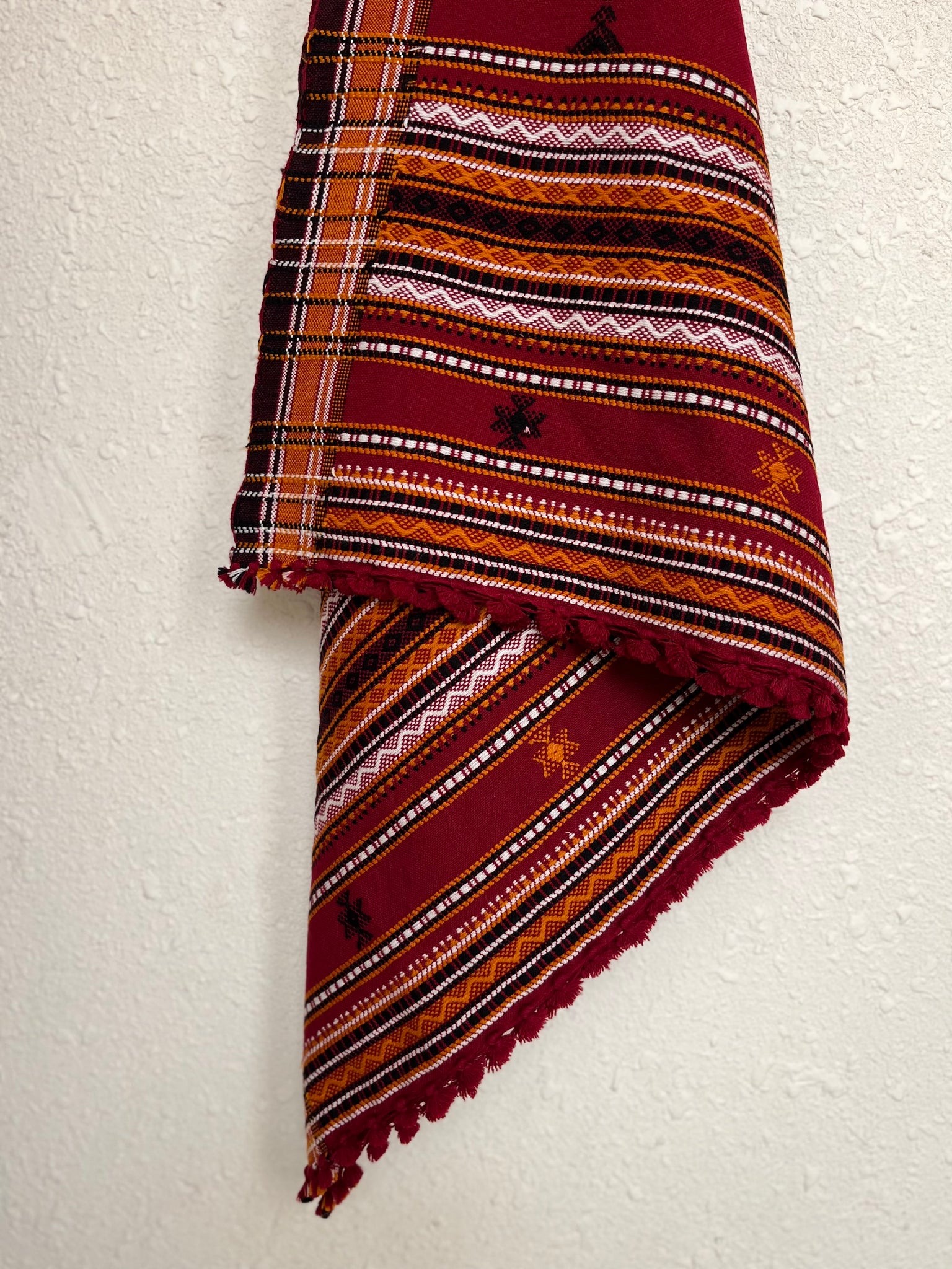 Dilli Ki Sardi - Red Handloom Woven Woolen Shawl